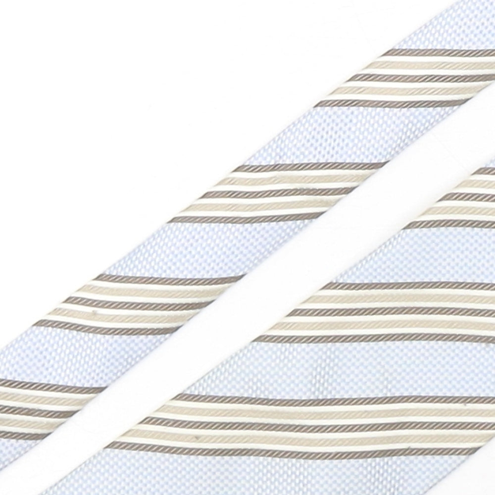 Marks and Spencer Mens Multicoloured Striped Silk Pointed Tie One Size