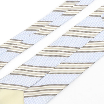 Marks and Spencer Mens Multicoloured Striped Silk Pointed Tie One Size