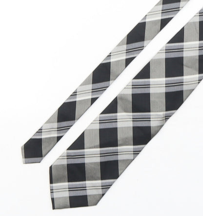 Michaelis Mens Multicoloured Plaids & Checks Silk Pointed Tie One Size