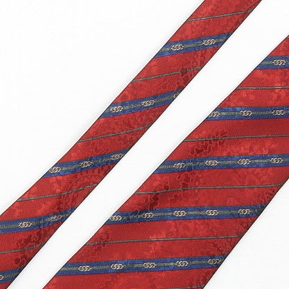 Mens StMichael Multicoloured Striped  Pointed Tie