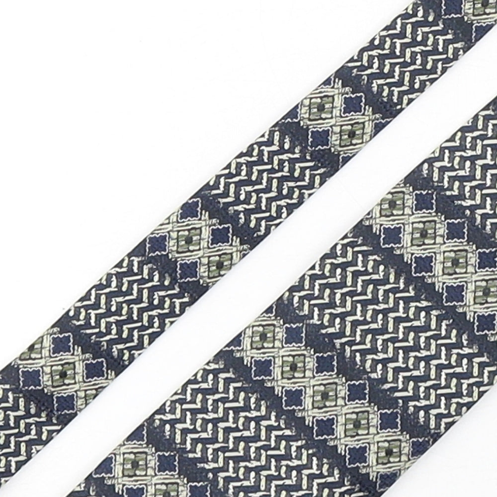 Marks and Spencer Mens Multicoloured Geometric Polyester Pointed Tie One Size