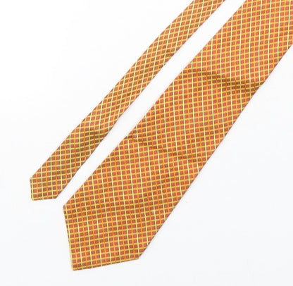 NEXT Mens Multicoloured Plaids & Checks Silk Pointed Tie One Size