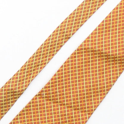 NEXT Mens Multicoloured Plaids & Checks Silk Pointed Tie One Size