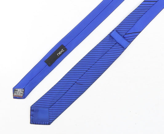 NEXT Mens Multicoloured Striped Polyester Pointed Tie One Size