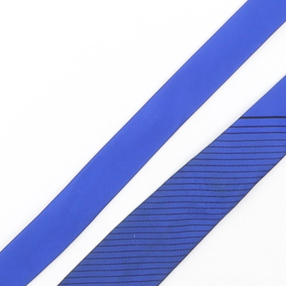 NEXT Mens Multicoloured Striped Polyester Pointed Tie One Size