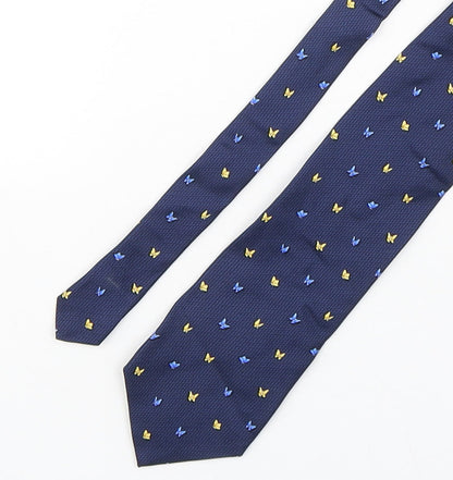 Mens Beaufort Multicoloured Geometric  Pointed Tie