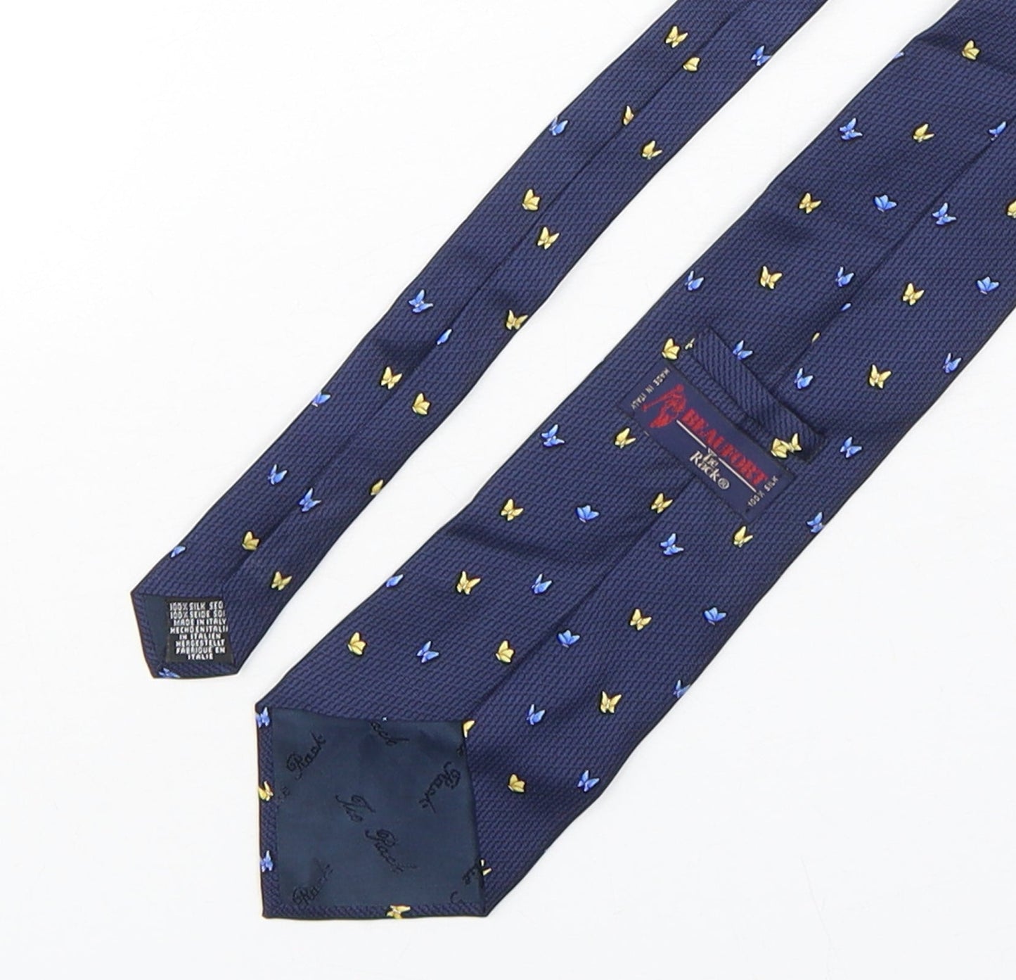 Mens Beaufort Multicoloured Geometric  Pointed Tie