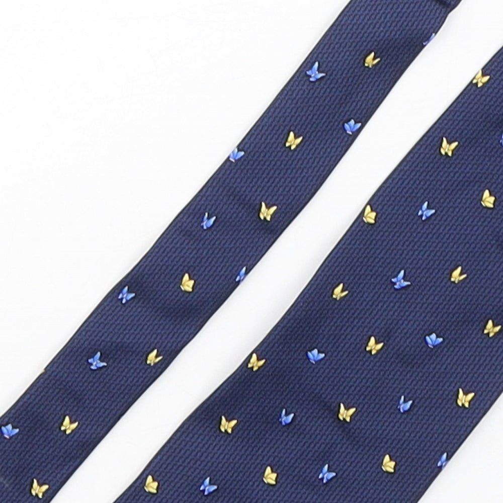 Mens Beaufort Multicoloured Geometric  Pointed Tie