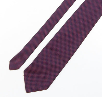 Mens Debenhams Purple Grenadine  Pointed Tie