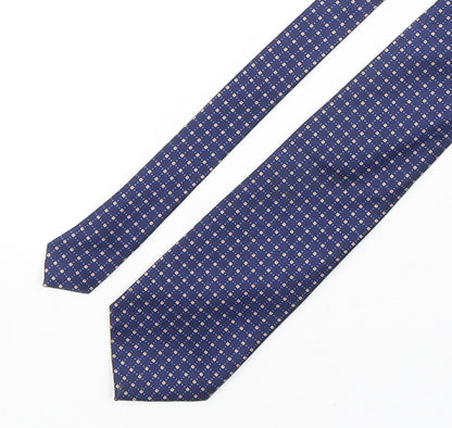 Marks and Spencer Mens Multicoloured Geometric Silk Pointed Tie One Size