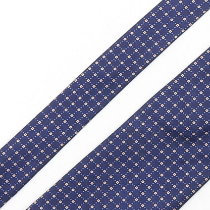 Marks and Spencer Mens Multicoloured Geometric Silk Pointed Tie One Size