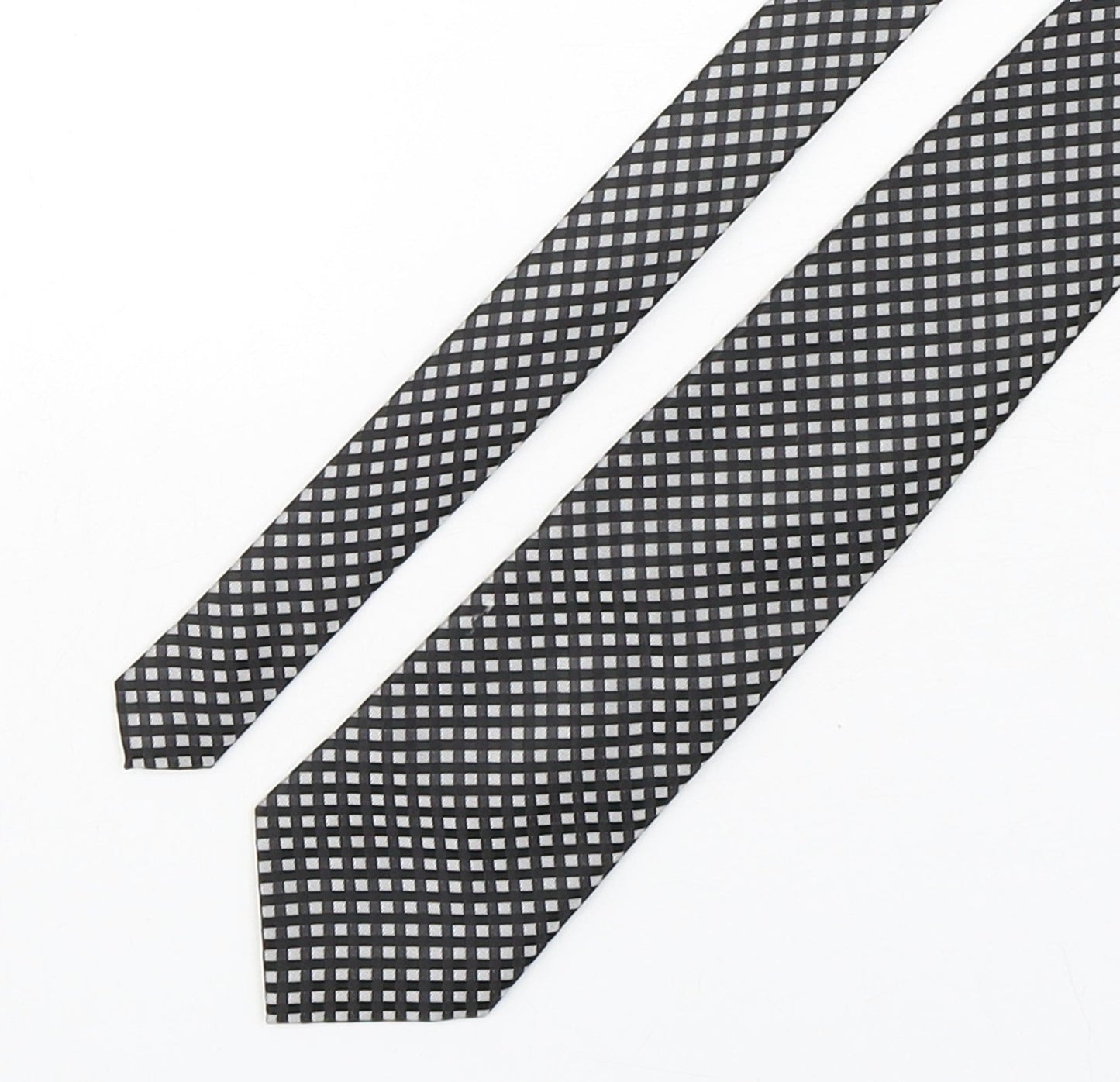 Hunt Club Mens Multicoloured Plaids & Checks Polyester Pointed Tie One Size