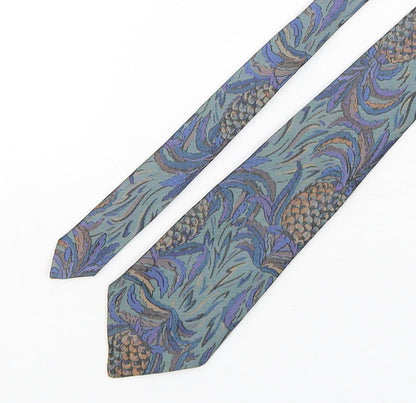 Jonelle  Mens Multicoloured Floral Polyester Pointed Tie One Size