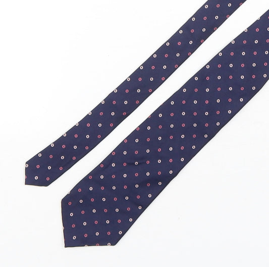 Michelsons Mens Multicoloured Floral Silk Pointed Tie One Size