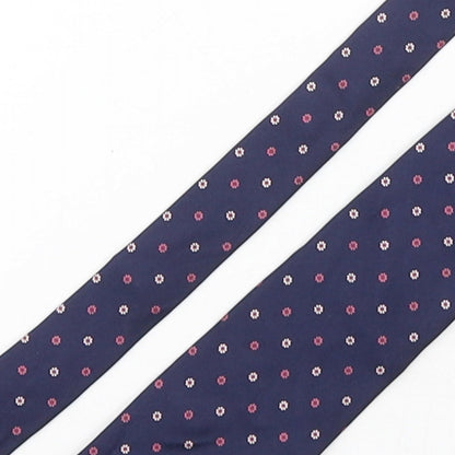 Michelsons Mens Multicoloured Floral Silk Pointed Tie One Size