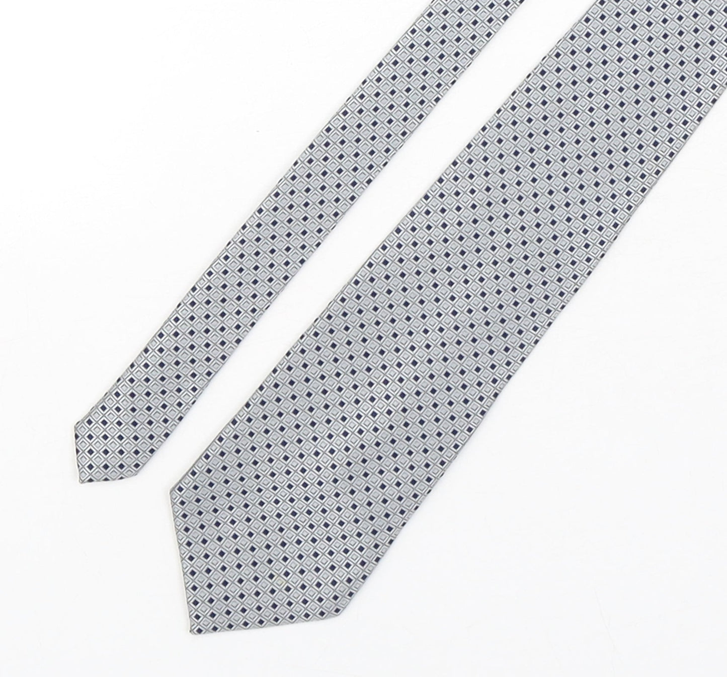 F&F Mens Multicoloured Plaids & Checks Polyester Pointed Tie One Size