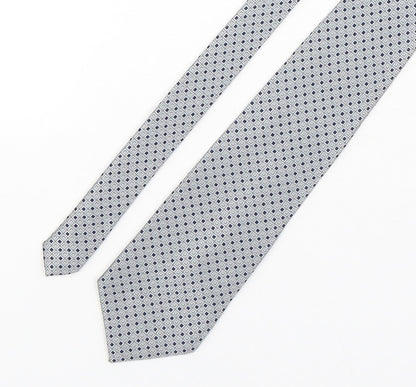 F&F Mens Multicoloured Plaids & Checks Polyester Pointed Tie One Size