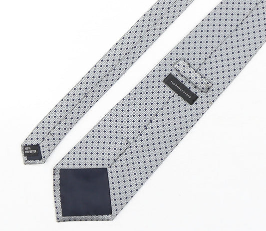 F&F Mens Multicoloured Plaids & Checks Polyester Pointed Tie One Size