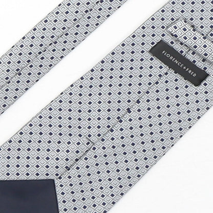 F&F Mens Multicoloured Plaids & Checks Polyester Pointed Tie One Size