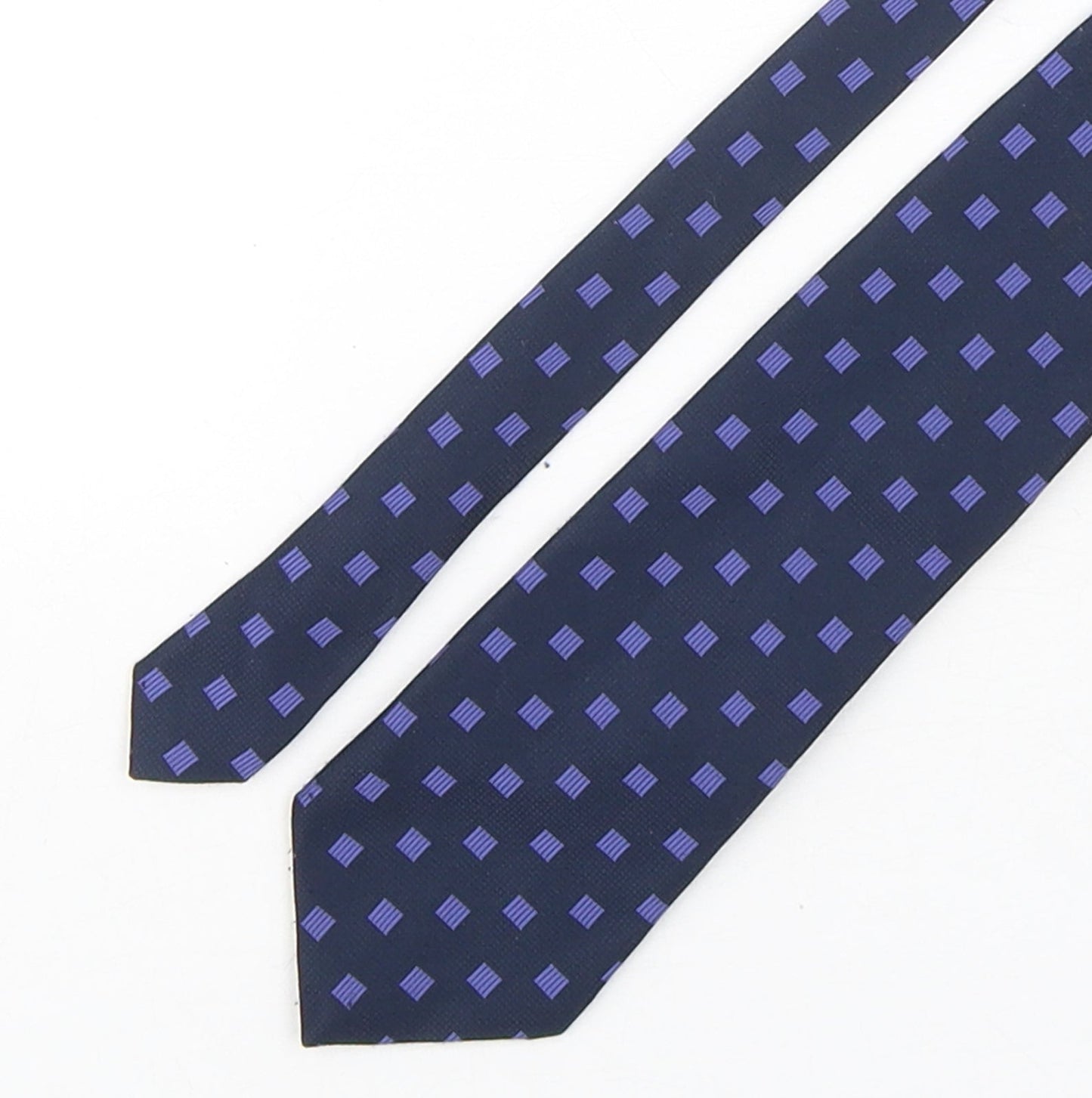 Marks and Spencer Mens Multicoloured Geometric Polyester Pointed Tie One Size