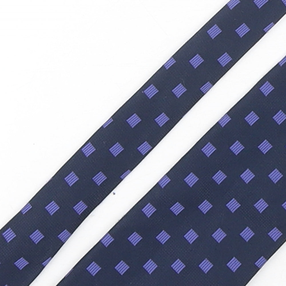 Marks and Spencer Mens Multicoloured Geometric Polyester Pointed Tie One Size