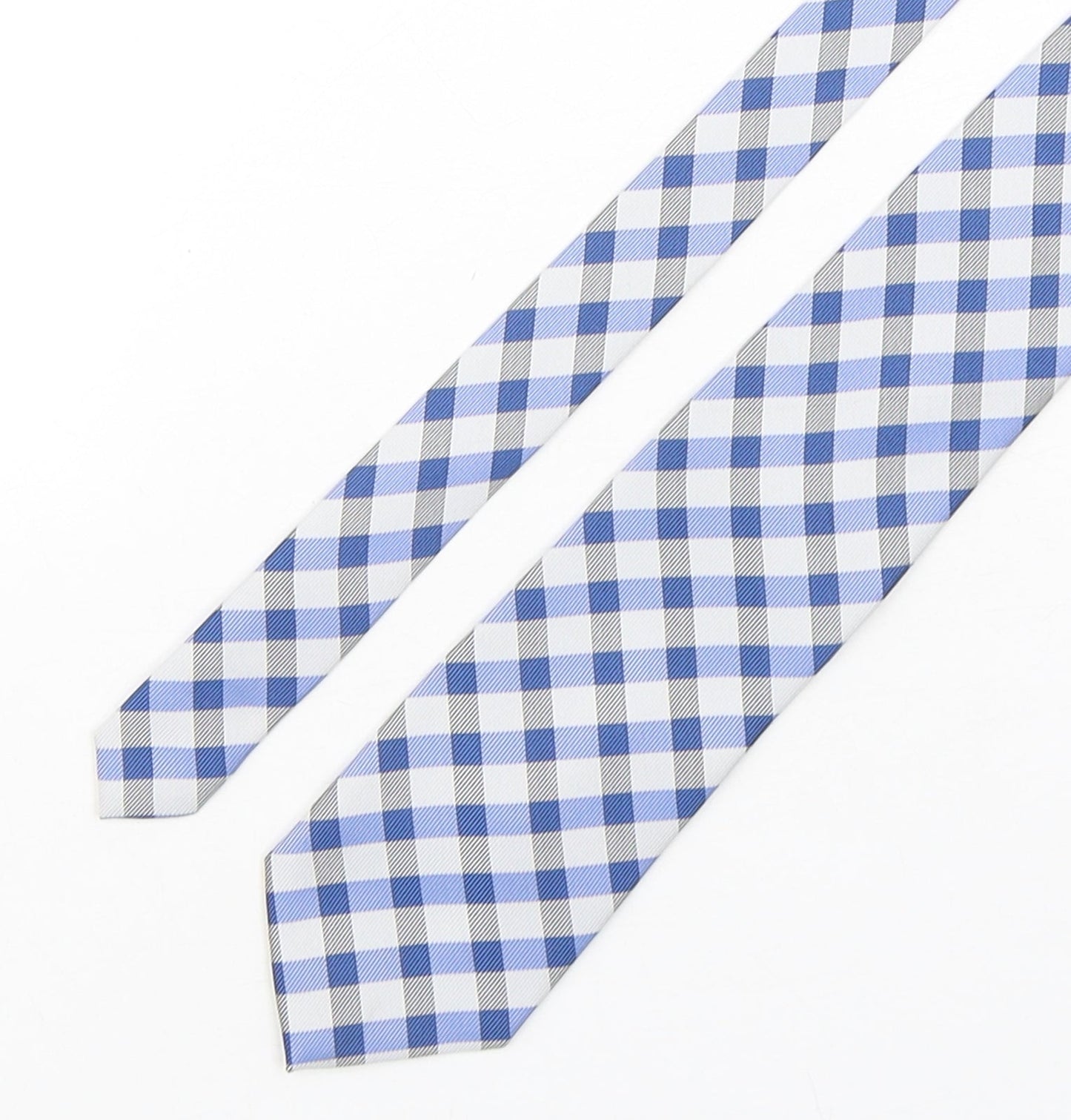 Marks and Spencer Mens Multicoloured Striped Polyester Pointed Tie One Size