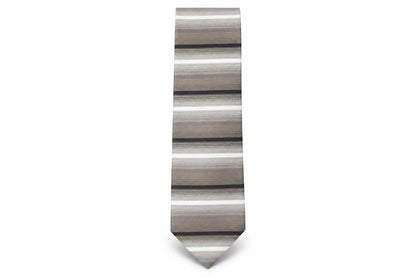 Mens Collezione Multicoloured Striped  Pointed Tie