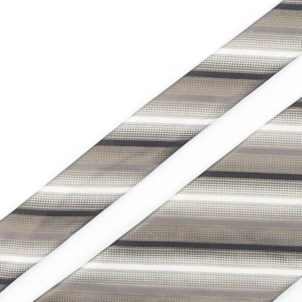 Mens Collezione Multicoloured Striped  Pointed Tie