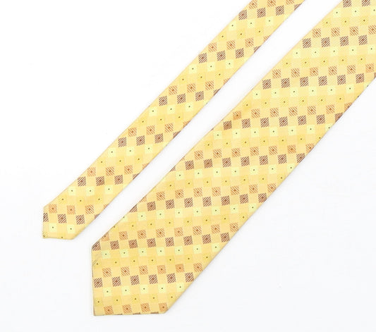 Soprano Mens Multicoloured Plaids & Checks Silk Pointed Tie One Size