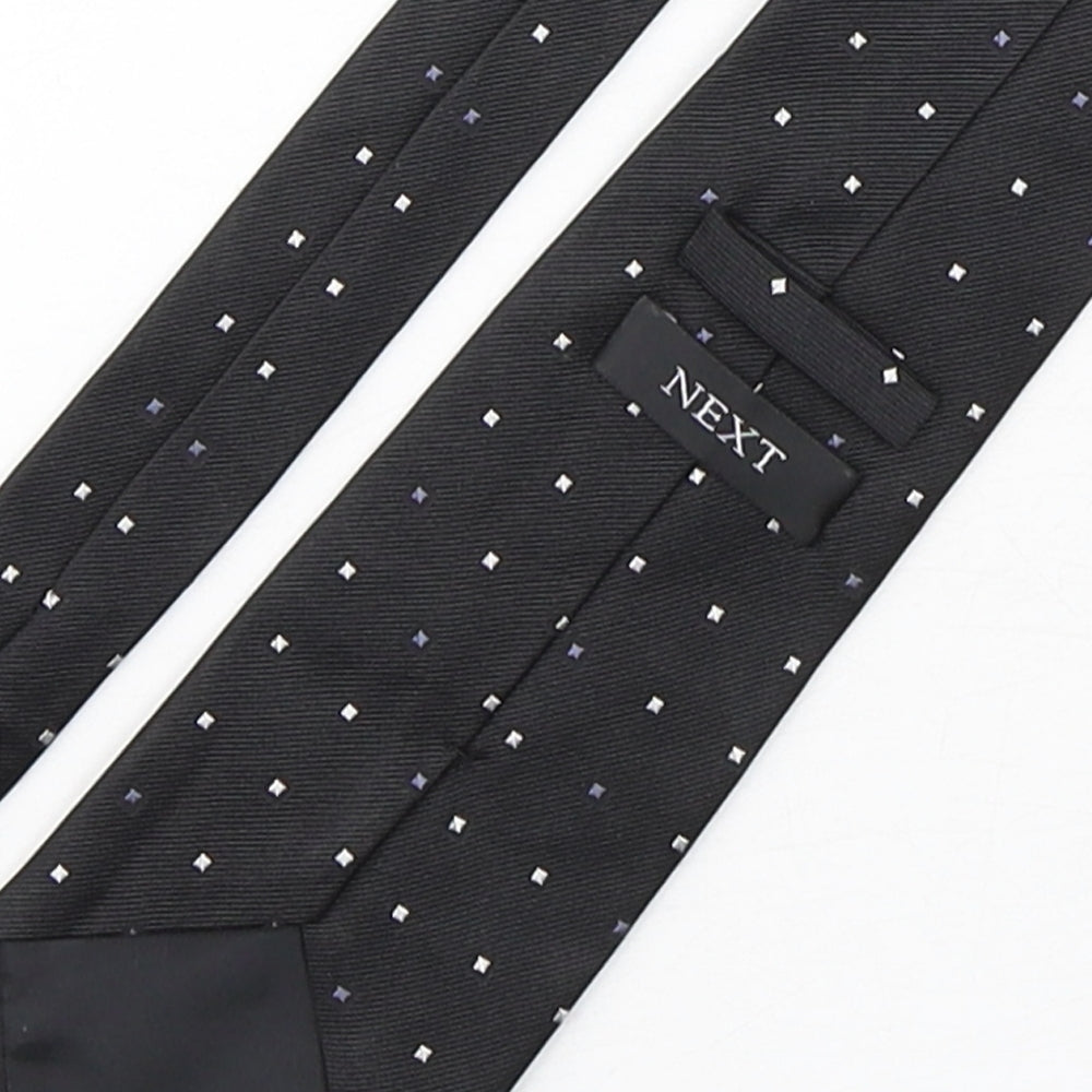 NEXT Mens Multicoloured Geometric Silk Pointed Tie One Size