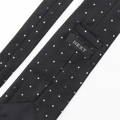 NEXT Mens Multicoloured Geometric Silk Pointed Tie One Size