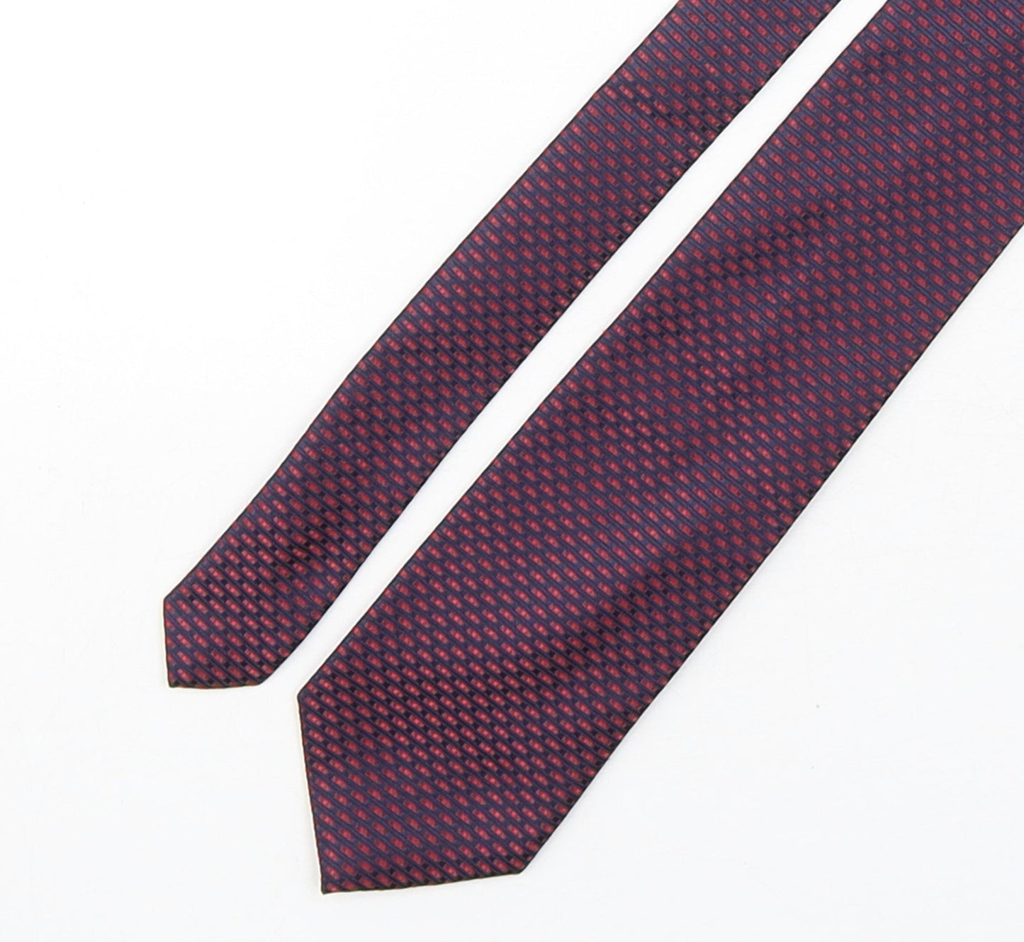 Marks and Spencer Mens Multicoloured Geometric Polyester Pointed Tie One Size