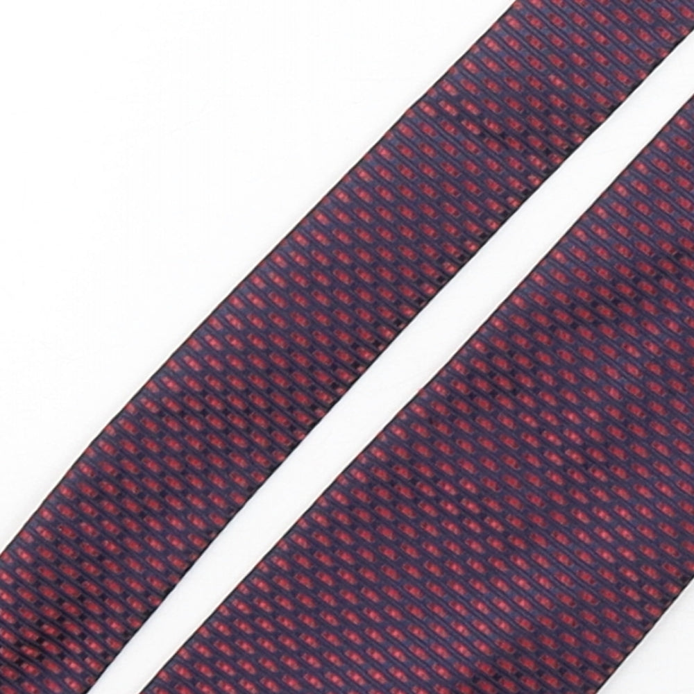 Marks and Spencer Mens Multicoloured Geometric Polyester Pointed Tie One Size