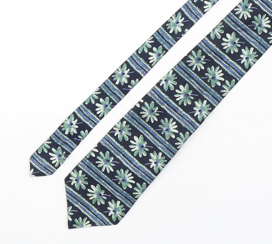 Marks and Spencer Mens Multicoloured Geometric Polyester Pointed Tie One Size