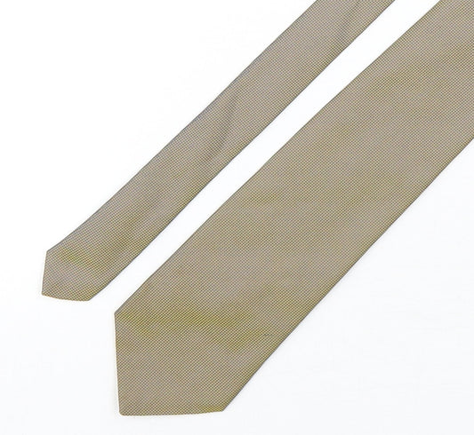 Marks and Spencer Mens Multicoloured Plaids & Checks Polyester Pointed Tie One Size