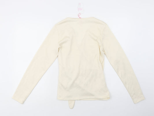 Womens UK Size S Savida Ivory Basic Blouse