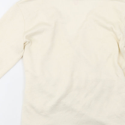 Womens UK Size S Savida Ivory Basic Blouse