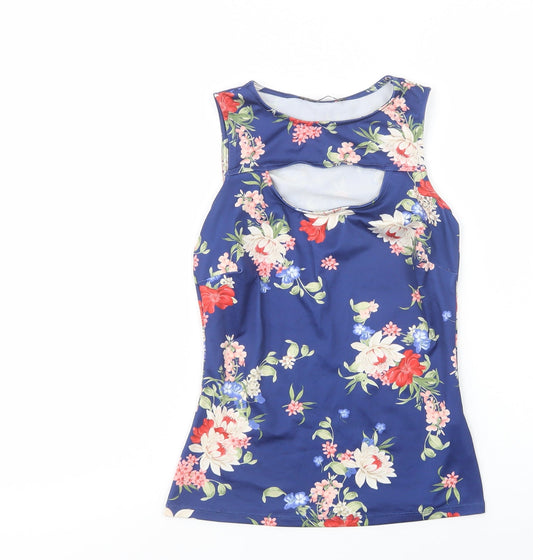 Womens UK Size 6 Atmosphere Blue Basic Blouse