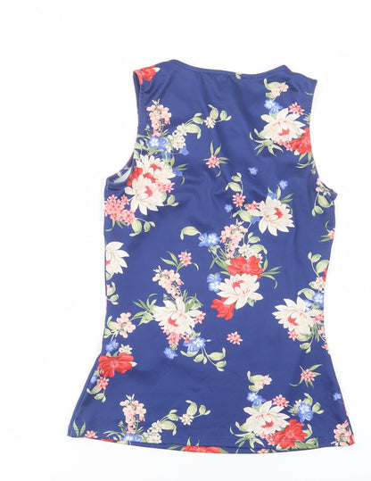 Womens UK Size 6 Atmosphere Blue Basic Blouse