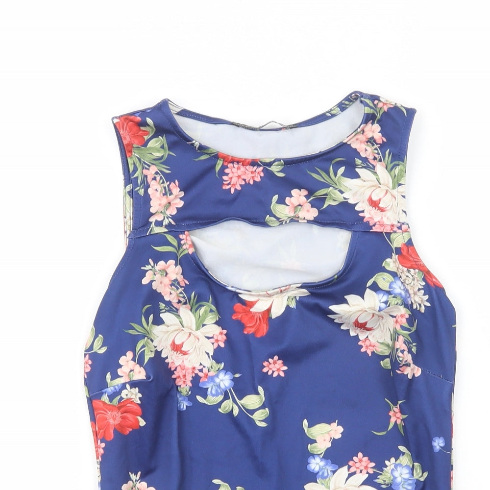 Womens UK Size 6 Atmosphere Blue Basic Blouse
