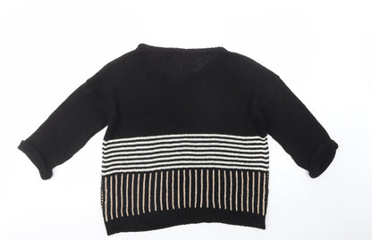 Womens UK Size M Wallis Black Pullover Jumper