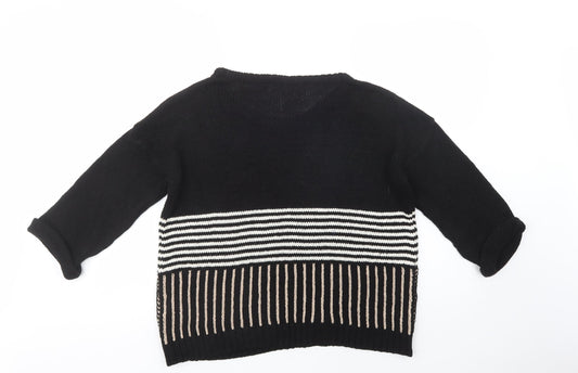 Womens UK Size M Wallis Black Pullover Jumper
