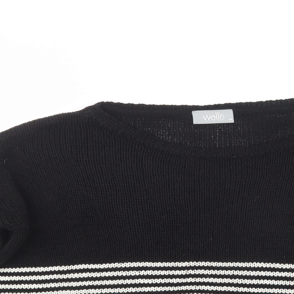 Womens UK Size M Wallis Black Pullover Jumper
