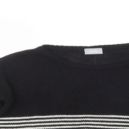 Womens UK Size M Wallis Black Pullover Jumper