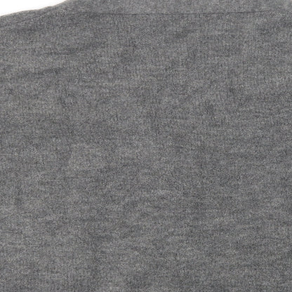 Womens UK Size L Pull & Bear Grey Cardigan Jumper