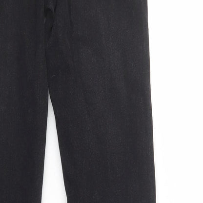 Heritage Outfitters Womens Black  Cotton Skinny Jeans Size 30 in L32 in Regular Button