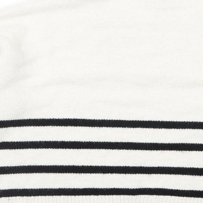 Womens UK Size M New Look White Pullover Jumper
