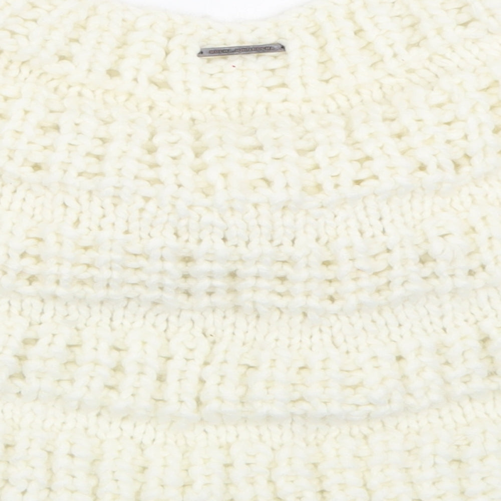 Womens UK Size One Size RJR.John Rocha White Cape Jumper