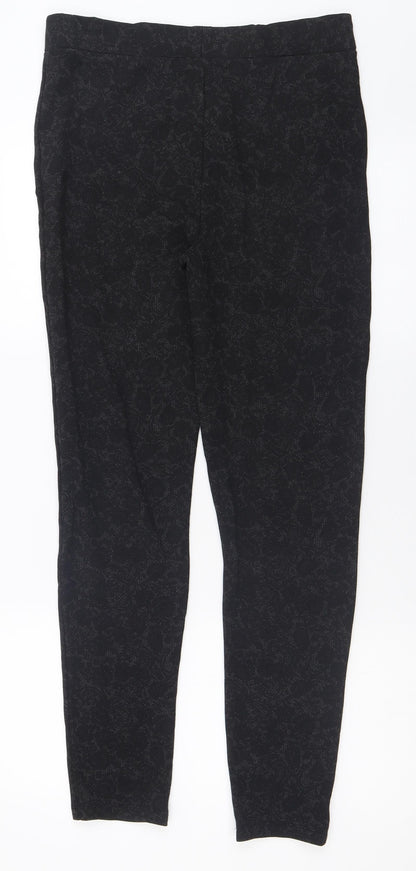 Womens UK Size 12 Marks and Spencer Regular Fit Capri Black Trousers