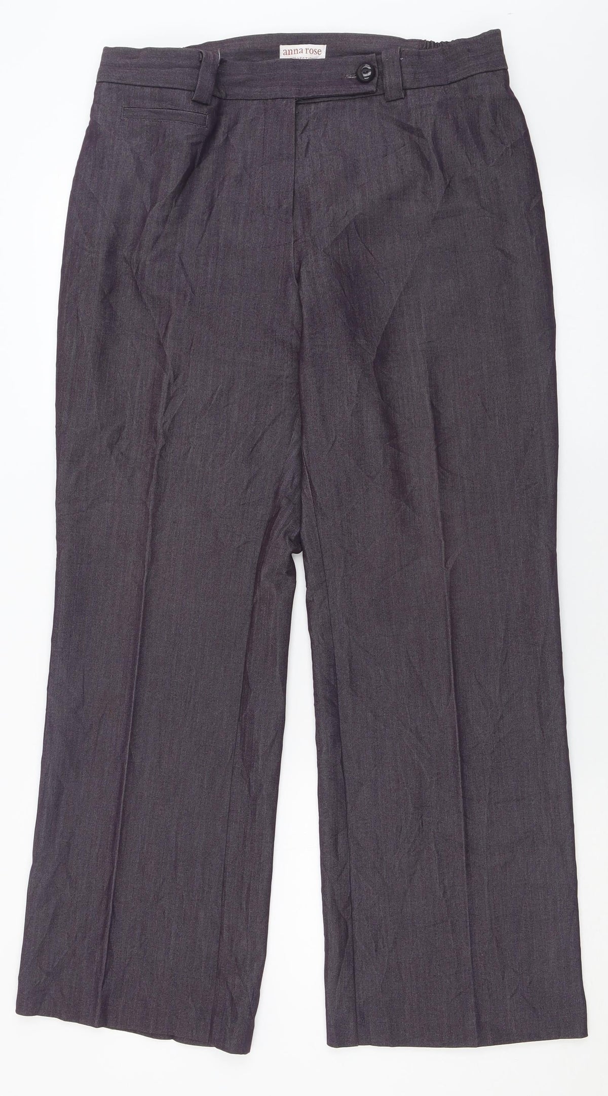 Womens UK Size 14 Anna Rose Regular Fit  Purple Trousers